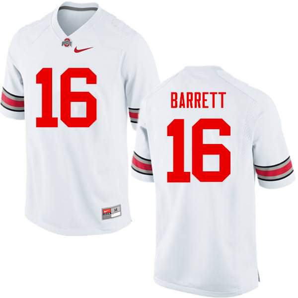 Men's Nike Ohio State Buckeyes J.T. Barrett #16 White College Football Jersey August FHN14Q7N