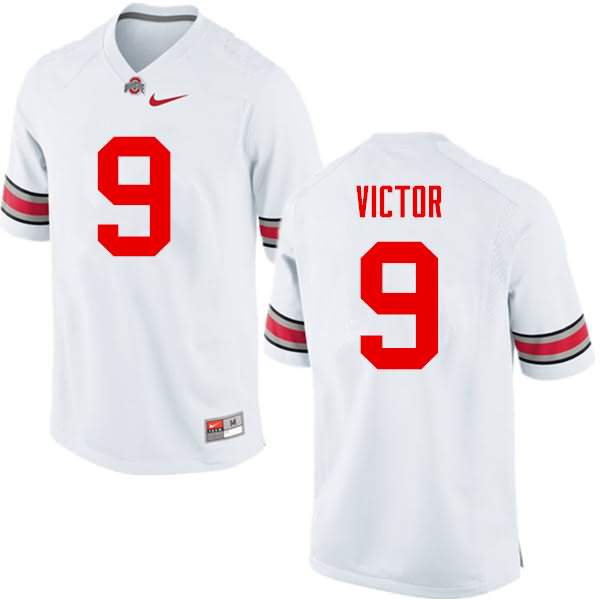 Men's Nike Ohio State Buckeyes Binjimen Victor #9 White College Football Jersey Special KNI36Q1X