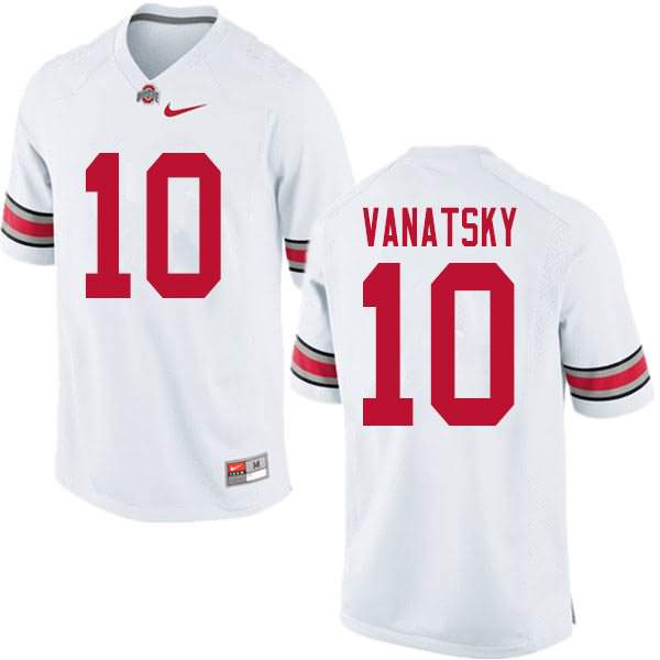 Men's Nike Ohio State Buckeyes Danny Vanatsky #10 White College Football Jersey Version DOE07Q8H