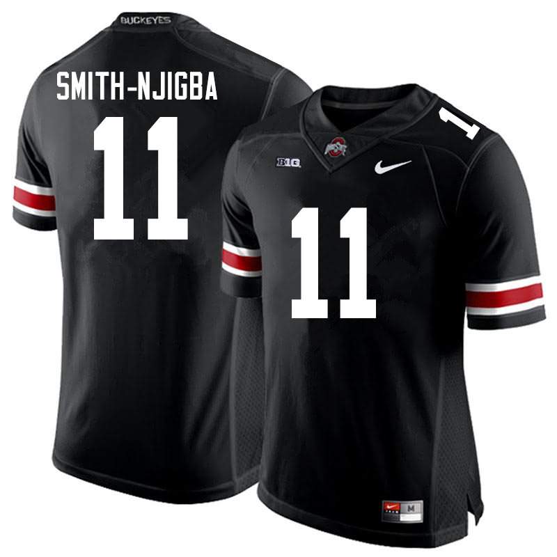 Men's Nike Ohio State Buckeyes Jaxon Smith-Njigba #11 Black College Football Jersey Winter FVC42Q6I