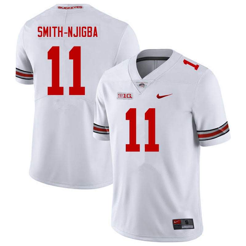 Men's Nike Ohio State Buckeyes Jaxon Smith-Njigba #11 White College Football Jersey Authentic WCJ72Q2B