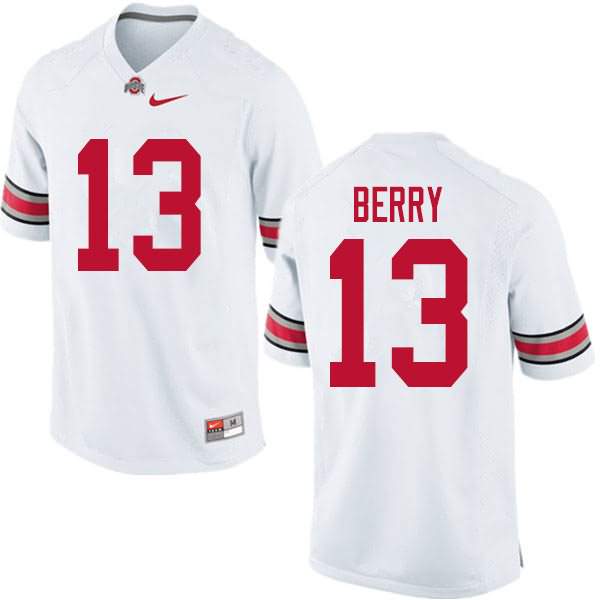 Men's Nike Ohio State Buckeyes Rashod Berry #13 White College Football Jersey New Release DMQ45Q3S