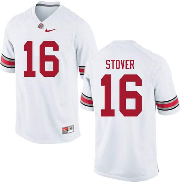 Men's Nike Ohio State Buckeyes Cade Stover #16 White College Football Jersey Latest ACB62Q4Y