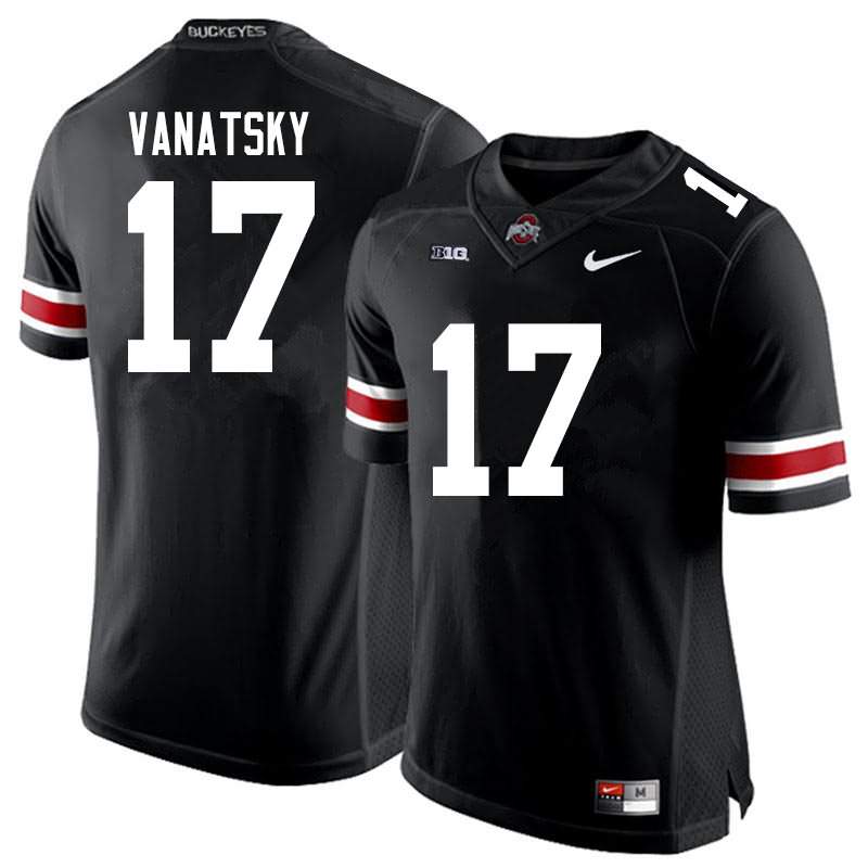 Men's Nike Ohio State Buckeyes Danny Vanatsky #17 Black College Football Jersey Anti-slip LVO17Q8A