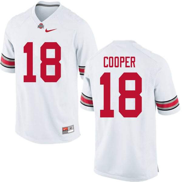 Men's Nike Ohio State Buckeyes Jonathon Cooper #18 White College Football Jersey On Sale NUP71Q6H