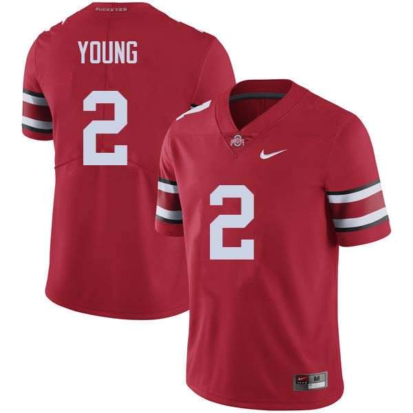 Men's Nike Ohio State Buckeyes Chase Young #2 Red College Football Jersey New EKU86Q8C