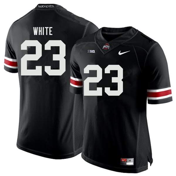 Men's Nike Ohio State Buckeyes De'Shawn White #23 Black College Football Jersey Special GKH86Q2Y