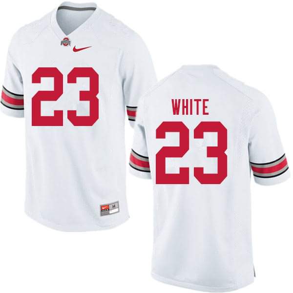 Men's Nike Ohio State Buckeyes De'Shawn White #23 White College Football Jersey Top Quality VBH08Q1J