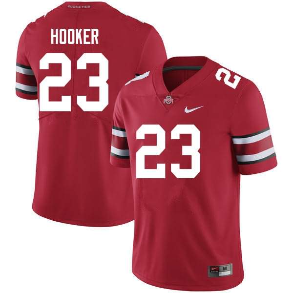 Men's Nike Ohio State Buckeyes Marcus Hooker #23 Scarlet College Football Jersey New Arrival WGX52Q2R