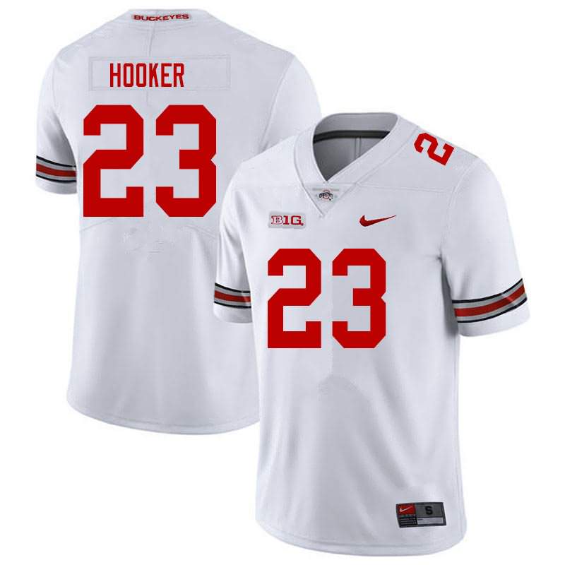 Men's Nike Ohio State Buckeyes Marcus Hooker #23 White College Football Jersey Copuon WRO37Q6G