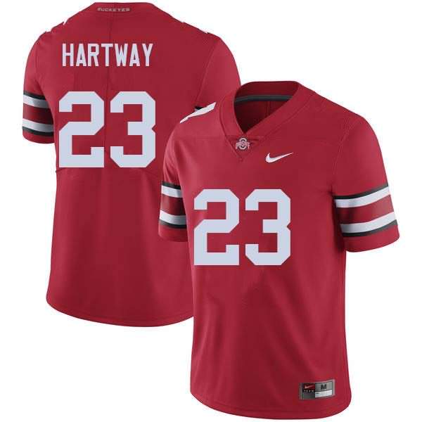 Men's Nike Ohio State Buckeyes Michael Hartway #23 Red College Football Jersey Outlet KGF40Q1E
