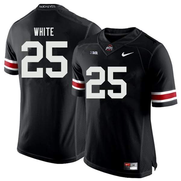 Men's Nike Ohio State Buckeyes Brendon White #25 Black College Football Jersey New Arrival SDQ28Q3F