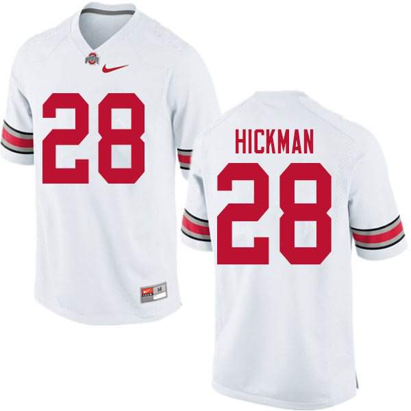 Men's Nike Ohio State Buckeyes Ronnie Hickman #28 White College Football Jersey Colors TWD55Q0A