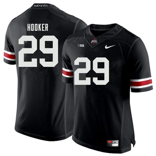 Men's Nike Ohio State Buckeyes Marcus Hooker #29 Black College Football Jersey Best HOG44Q7B