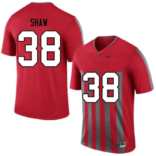 Men's Nike Ohio State Buckeyes Bryson Shaw #38 Retro College Football Jersey Official MXQ06Q0O