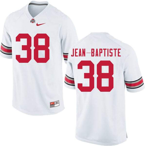 Men's Nike Ohio State Buckeyes Javontae Jean-Baptiste #38 White College Football Jersey Increasing NGC45Q7K