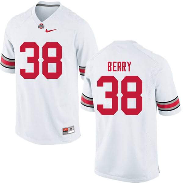 Men's Nike Ohio State Buckeyes Rashod Berry #38 White College Football Jersey May WMY43Q4W