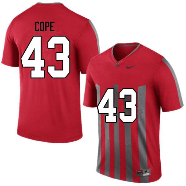 Men's Nike Ohio State Buckeyes Robert Cope #43 Throwback College Football Jersey September YSQ85Q3N