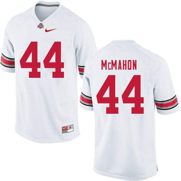 Men's Nike Ohio State Buckeyes Amari McMahon #44 White College Football Jersey New Year YEM06Q8G