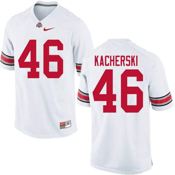 Men's Nike Ohio State Buckeyes Cade Kacherski #46 White College Football Jersey Lifestyle ISC33Q7P
