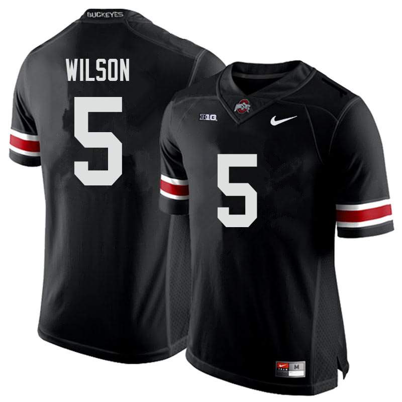 Men's Nike Ohio State Buckeyes Garrett Wilson #5 Black College Football Jersey Original USN16Q7T