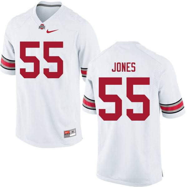 Men's Nike Ohio State Buckeyes Matthew Jones #55 White College Football Jersey Version UNK15Q7F