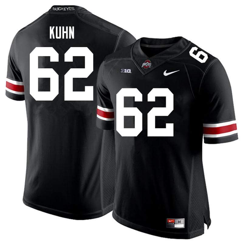 Men's Nike Ohio State Buckeyes Chris Kuhn #62 Black College Football Jersey Athletic AFT10Q2D