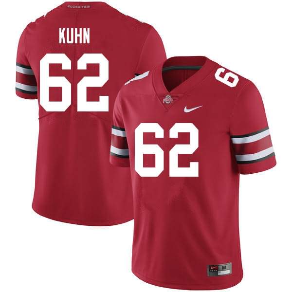 Men's Nike Ohio State Buckeyes Chris Kuhn #62 Scarlet College Football Jersey For Sale CQG23Q7Q