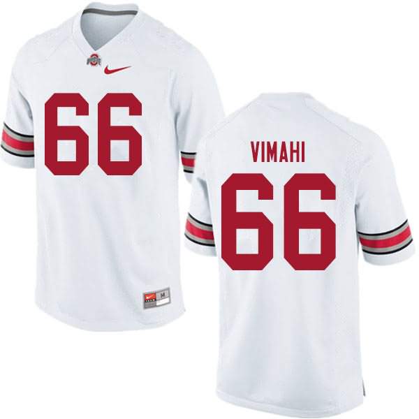 Men's Nike Ohio State Buckeyes Enokk Vimahi #66 White College Football Jersey New OIO83Q0L
