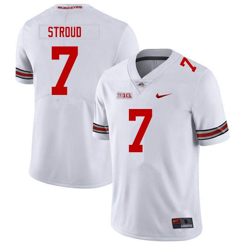 Men's Nike Ohio State Buckeyes C.J. Stroud #7 White College Football Jersey Stock QJN20Q1N