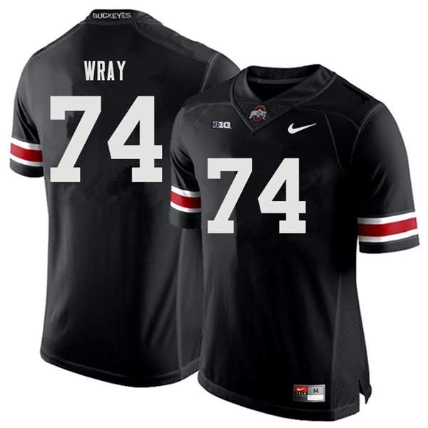 Men's Nike Ohio State Buckeyes Max Wray #74 Black College Football Jersey For Fans BLK80Q8J