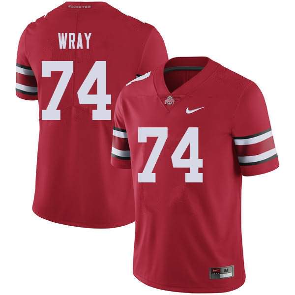 Men's Nike Ohio State Buckeyes Max Wray #74 Red College Football Jersey Check Out AOO35Q0T