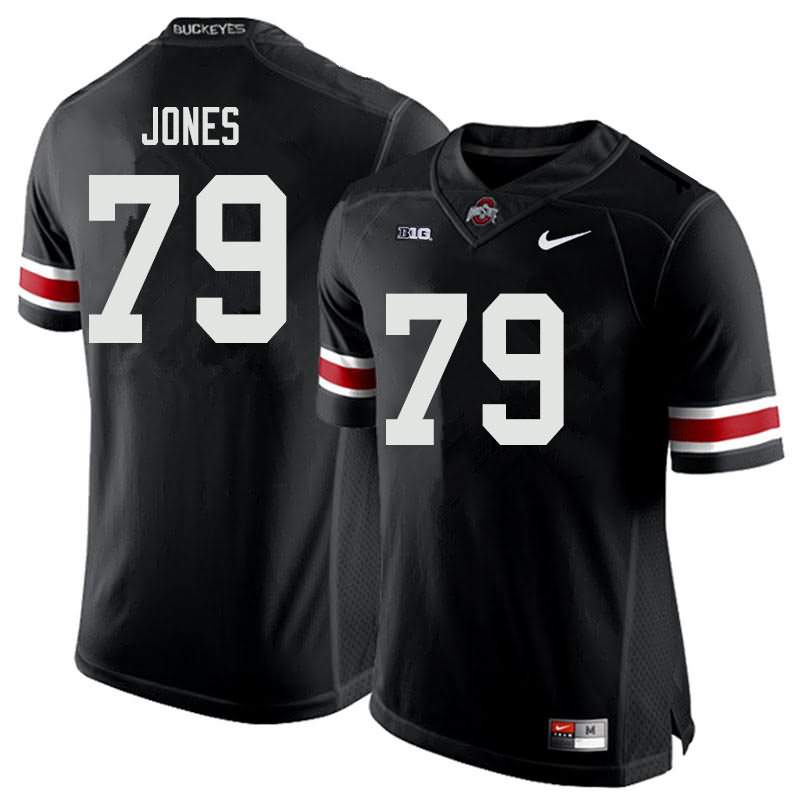 Men's Nike Ohio State Buckeyes Dawand Jones #79 Black College Football Jersey Discount SDV27Q1A