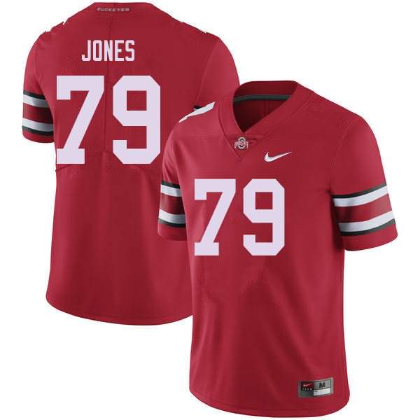 Men's Nike Ohio State Buckeyes Dawand Jones #79 Red College Football Jersey Super Deals JLP36Q4G