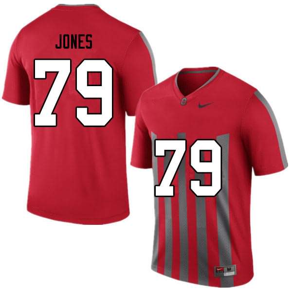 Men's Nike Ohio State Buckeyes Dawand Jones #79 Retro College Football Jersey New Style UKG31Q3U