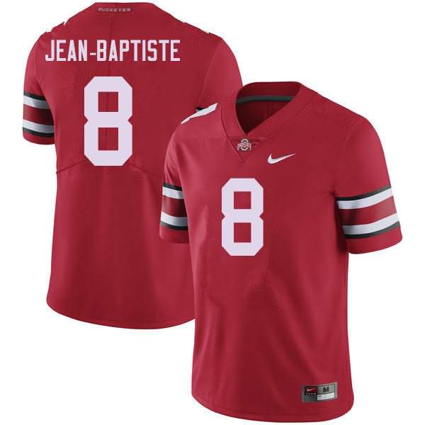 Men's Nike Ohio State Buckeyes Javontae Jean-Baptiste #8 Red College Football Jersey Super Deals YIE37Q0H