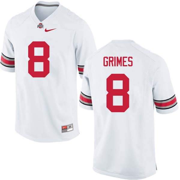 Men's Nike Ohio State Buckeyes Trevon Grimes #8 White College Football Jersey New Release RCY53Q8F
