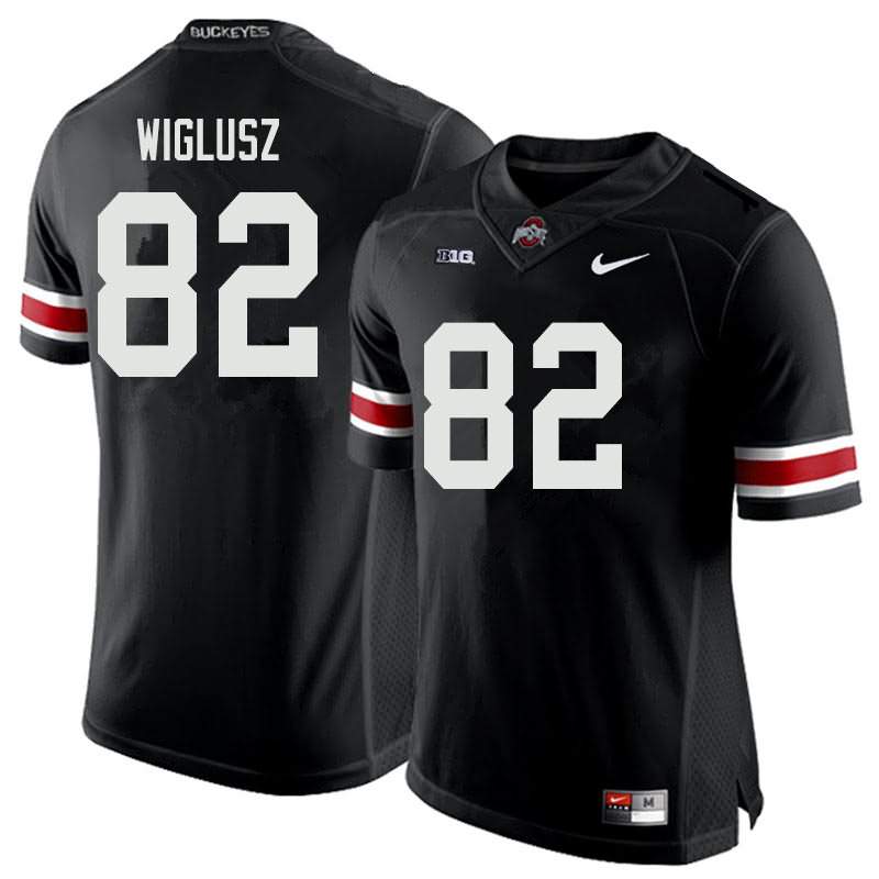 Men's Nike Ohio State Buckeyes Sam Wiglusz #82 Black College Football Jersey Anti-slip BPY80Q6O