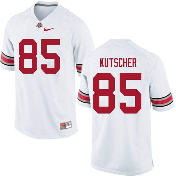 Men's Nike Ohio State Buckeyes Austin Kutscher #85 White College Football Jersey Supply EMT86Q5Z