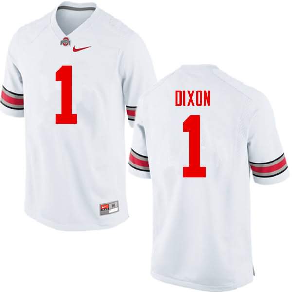 Men's Nike Ohio State Buckeyes Johnnie Dixon #1 White College Football Jersey Real WKB54Q3O