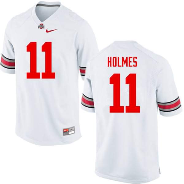 Men's Nike Ohio State Buckeyes Jalyn Holmes #11 White College Football Jersey Stock ATO23Q5Y