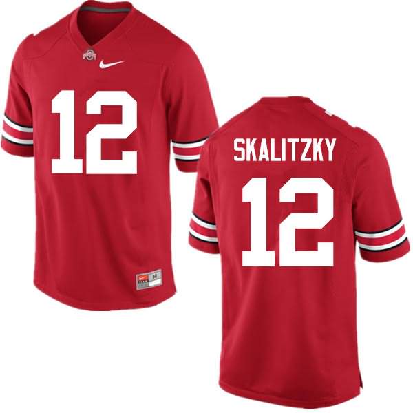 Men's Nike Ohio State Buckeyes Brendan Skalitzky #12 Red College Football Jersey Check Out UFR36Q0J