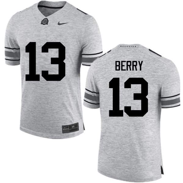 Men's Nike Ohio State Buckeyes Rashod Berry #13 Gray College Football Jersey Outlet LUJ11Q3I