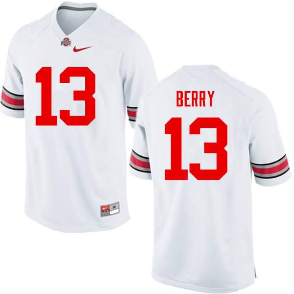 Men's Nike Ohio State Buckeyes Rashod Berry #13 White College Football Jersey New Year XXU16Q4G