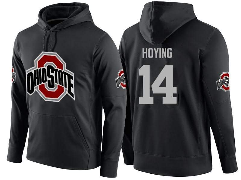 Men's Nike Ohio State Buckeyes Bobby Hoying #14 College Name-Number Football Hoodie May HJF86Q2Z