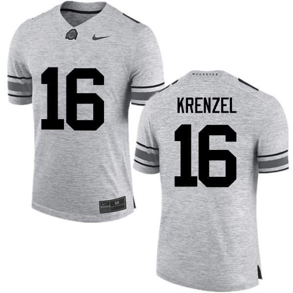Men's Nike Ohio State Buckeyes Craig Krenzel #16 Gray College Football Jersey Top Quality YAE25Q1F