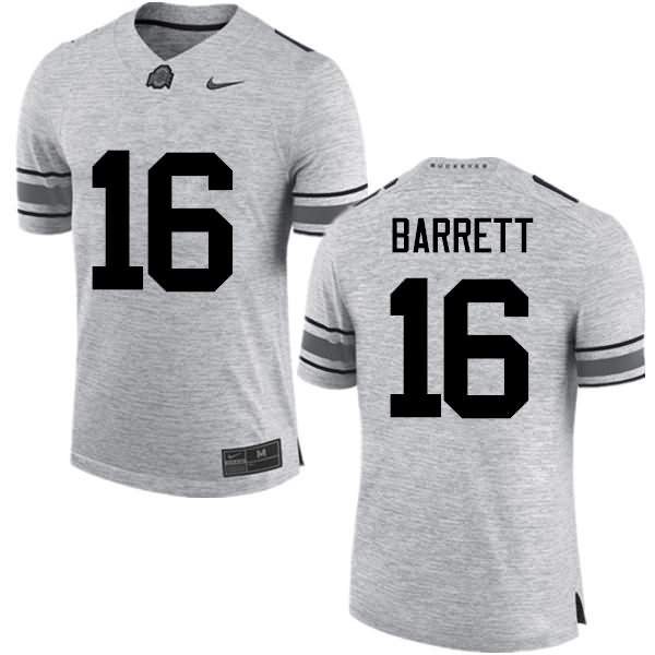 Men's Nike Ohio State Buckeyes J.T. Barrett #16 Gray College Football Jersey Latest AXM47Q0P