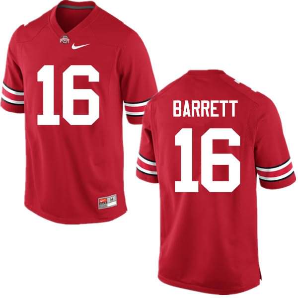 Men's Nike Ohio State Buckeyes J.T. Barrett #16 Red College Football Jersey December OCY57Q6J