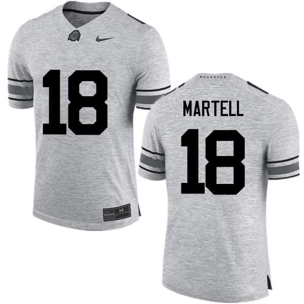 Men's Nike Ohio State Buckeyes Tate Martell #18 Gray College Football Jersey Freeshipping LUM24Q2N