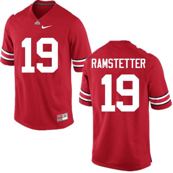 Men's Nike Ohio State Buckeyes Joe Ramstetter #19 Red College Football Jersey Super Deals JPH66Q2S